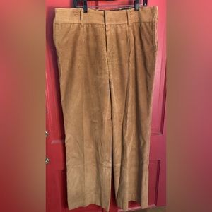 Vintage Dolce & Gabbana men’s brown corduroy wide leg pants.